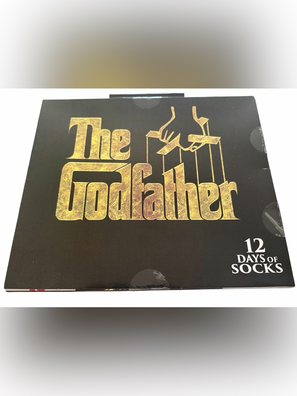 The Godfather 12 Days of Socks Gift Box - 12 Pair Low Cut & Crew Size 6-12 NWT